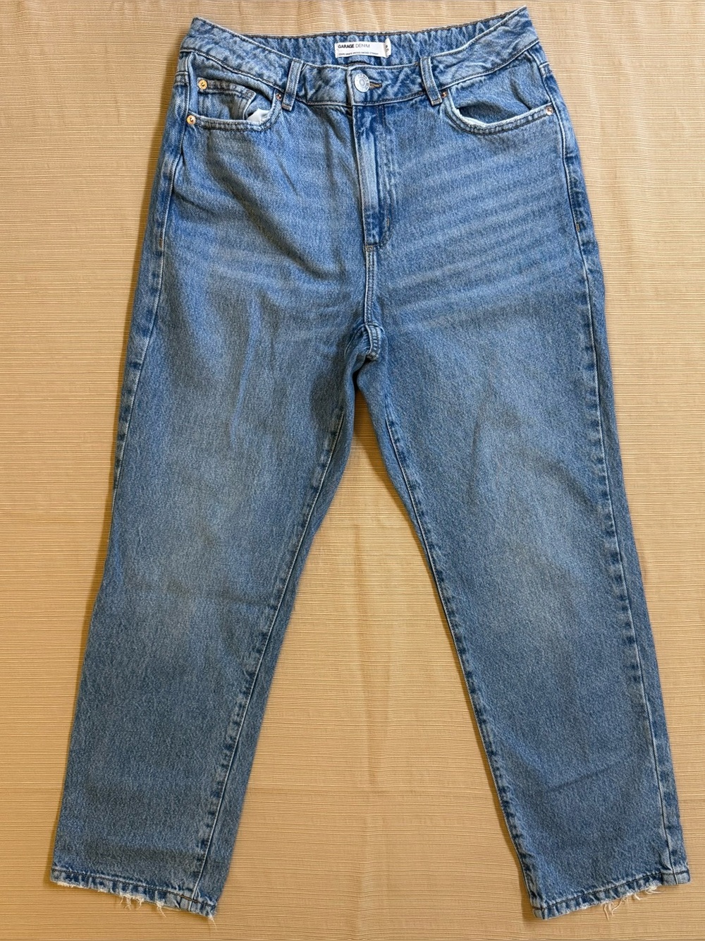 Vintage-inspired Garage Denim straight leg jeans